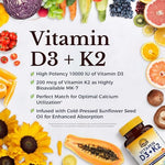 Vitalitown high potency D3 and K2 softgels