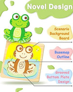 Benresive wooden toys packaging layout emphasizing premium non toxic build quality
