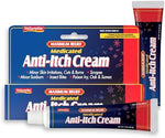 Natureplex anti-itch cream 1.5 ounce tubes with cooling menthol and aloe vera