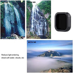 Full contents of YALLSAME GoPro filter accessory kit with cleaning cloth