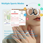 Side profile of Cnbro health ring with fitness tracking sensors