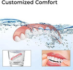 Full dental prosthesis set for men and women
