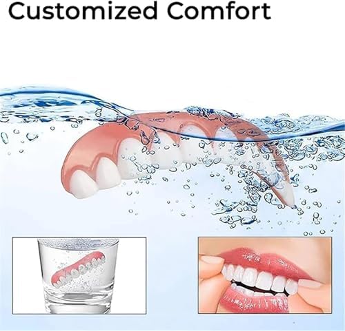 Full dental prosthesis set for men and women