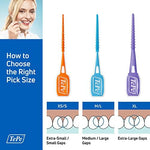 TePe EasyPicks extra small to small size manual dental sticks packaging