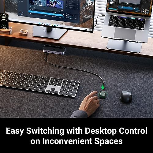UGreen multi port USB selector with external power input port for high drain devices.