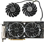 NNL graphics card cooling fan displaying the 40mm center to center triangle mounting holes