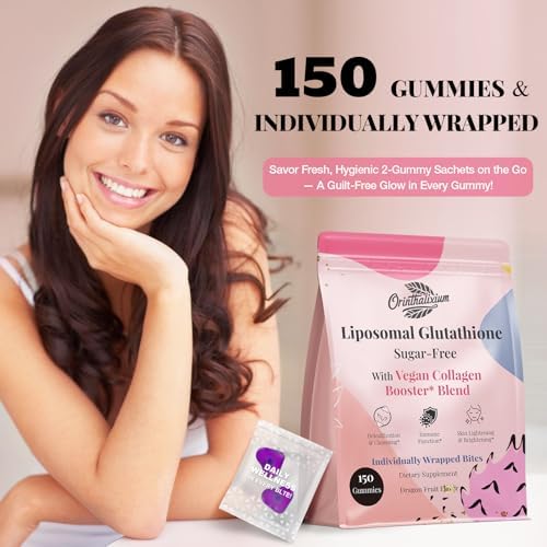 Authentic USA imported Orinthalixium glutathione supplement lifestyle shot