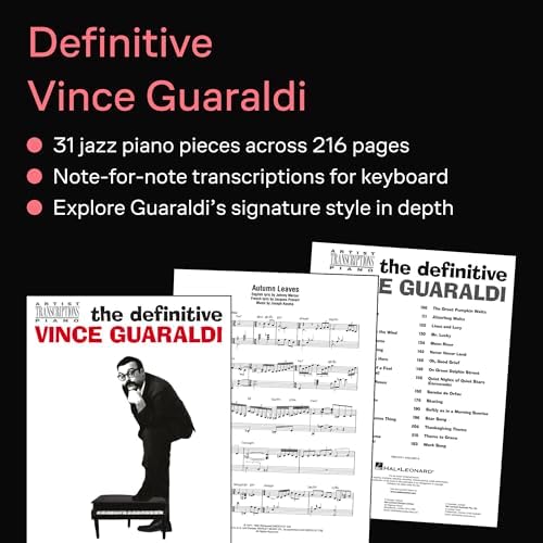 The Definitive Vince Guaraldi | Jazz Piano Sheet Music and Songbook | 31 Note-for-Note Artist Transcriptions for Intermediate and Advanced Pianists | Authentic Jazz Arrangements for Study/Performance - Image 4