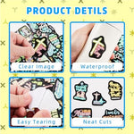 Waterproof religious stickers for laptops and journals