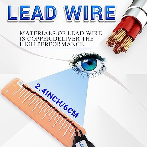 Authentic LeFix CMOS backup reserve battery showing wire lead dimensions