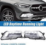 White LED driving running light bar assembly showing aluminum and plastic housing