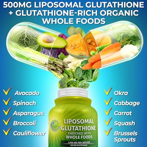 High absorption L-Glutathione reduced vegan capsules