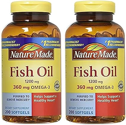 Nature Made Fish Oil front view bottle supplement