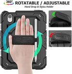 SEYMAC Stock protective cover back view highlighting the 360 degree rotating hand strap.