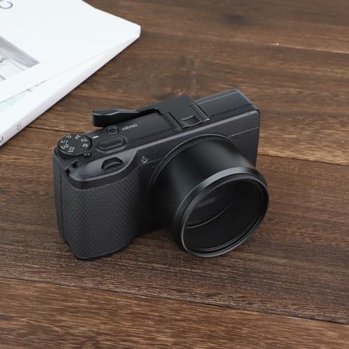 Haoge black aluminum thumb up hand grip top angle perspective