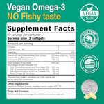 Nextdia plant based DHA EPA ALA softgels for heart and brain health