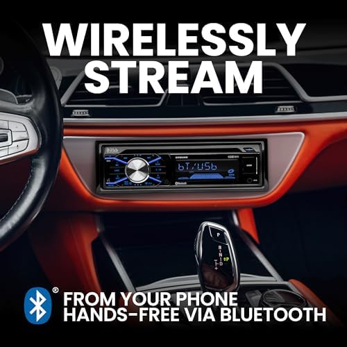 Boss Audio 508UAB wireless remote control and unit