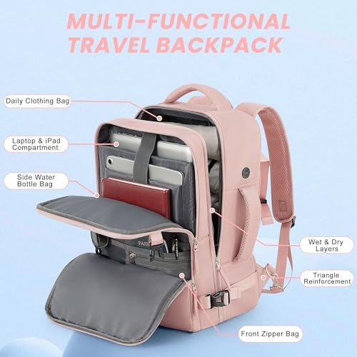 Sinaliy flight approved travel bookbag external USB charging hole