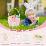 OIAHOMY cotton rope kids storage basket displaying the sturdy long handle and spacious interior
