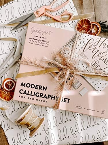 Modern Calligraphy Kit for Beginners: A Creative Craft Kit for Adults featuring Hand Lettering 101 Book, Brush Pens, Calligraphy Pens, and More (Calligraphy Practice Book Series) - Image 3