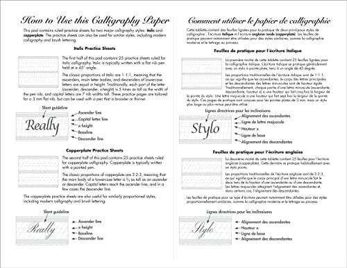 Studio Series Calligraphy Paper Pad: 50 Sheets - Image 6