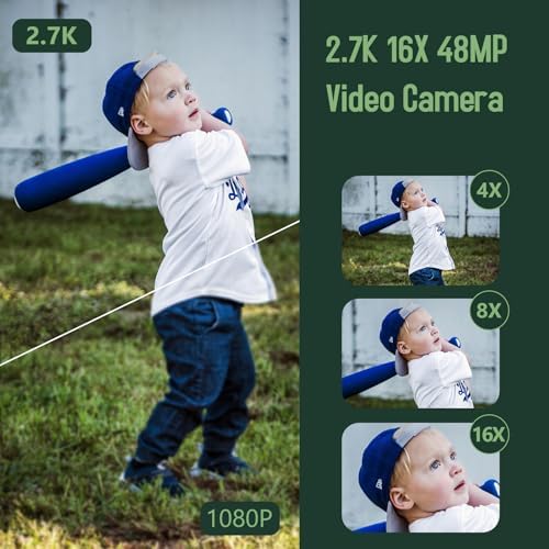 Seree digital video camera side profile showing rotating LCD screen