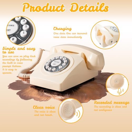 Audio guest book phone buttons for next and previous tracks