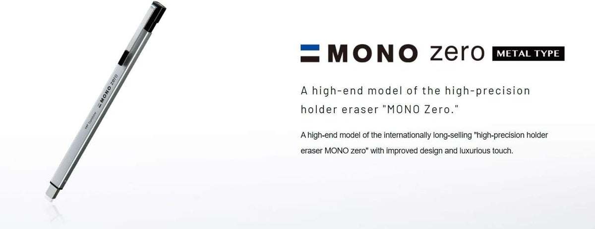 Tombow Mono Zero rectangular tip angle view