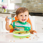 Munchkin baby suction plates showing 3 divided sections