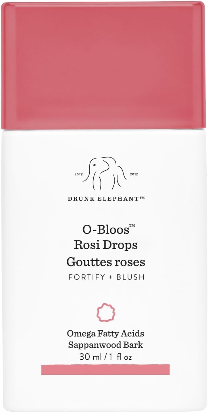 Drunk Elephant O-Bloos Rosi Drops front view bottle