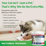Side profile of Guardian’s Choice 200 servings L-Lysine tub