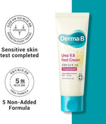 Derma:B Urea 9.8% Foot Cream lifestyle image with botanical oils