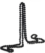 Caiyao long fake pearls necklace front view