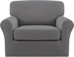 Easy-Going armchair stretch slipcover front view