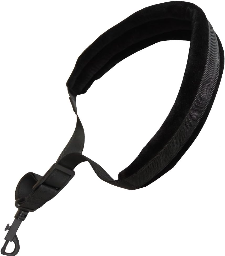 Xinlinke padded neck strap adjustment buckle detail