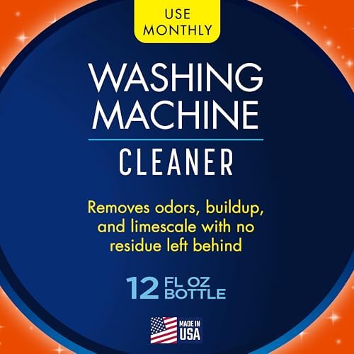 Liquid washing machine deodorizer pouring into a front load detergent drawer