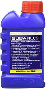 Authentic Subaru SOA635071 cooling system additive showing factory label details
