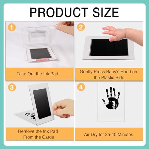 Dog paw print being created using a mess free inkless stamping pad on archival paper.