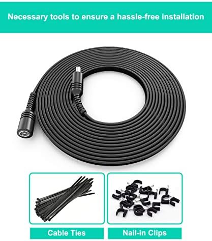 Itramax flat 12V power supply cord passing smoothly through a closed window frame without pinching.