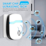 SUCGLES ultrasonic rodent control unit plugged into home wall outlet