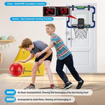 Vignuto indoor kids basketball hoop mounted on bedroom door