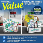 Full GuruNanda oral care bundle displayed for travel convenience