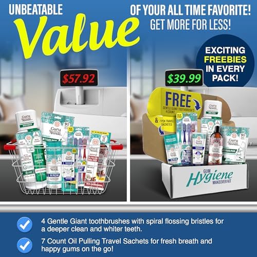 Full GuruNanda oral care bundle displayed for travel convenience