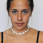 Handmade shell necklace package contents overview