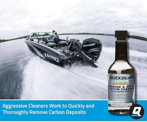 Quicksilver Quickleen fuel additive for carbon deposit removal and fuel injector cleaning