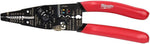 Milwaukee multi-purpose wire stripper with crimper front view