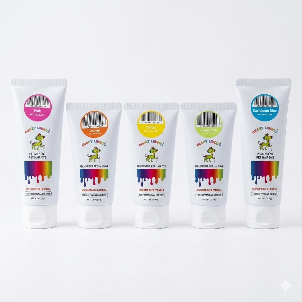 CRAZY LIBERTY Dog Hair Dye Set Tropical front view authentic USA import