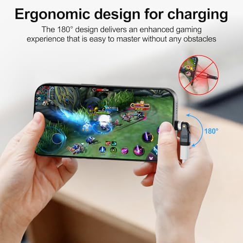 Maxaux aluminum alloy charging adapter showing durable construction and close up details