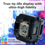 High luminance replacement lamp assembly compatible with Epson multimedia display systems