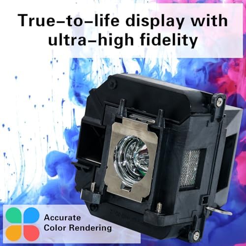 High luminance replacement lamp assembly compatible with Epson multimedia display systems
